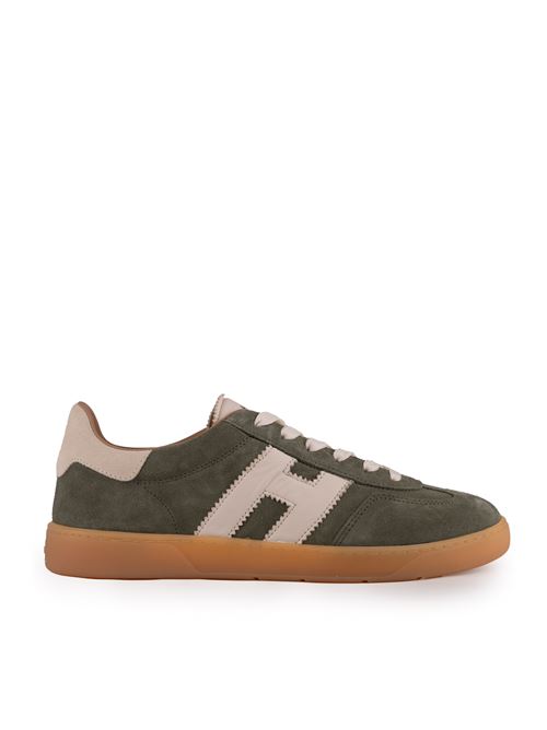 Sneaker Cool in suede Verde HOGAN | HXM6470FB60 U3U246Q